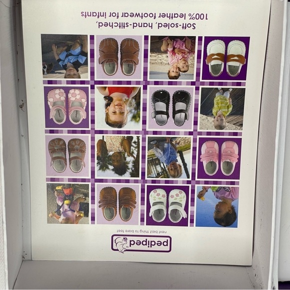 PediPed Baby Shoes Originals Harvey Leather Fisherman Sandal Brown - Picture 14 of 14